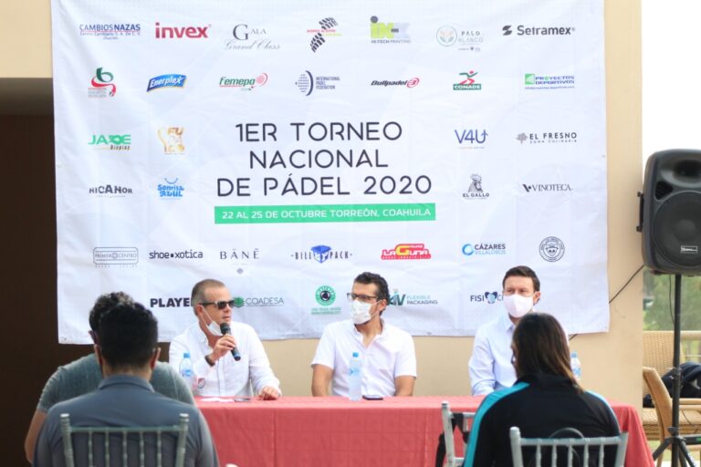 Presentan en Torreón Nacional de Pádel