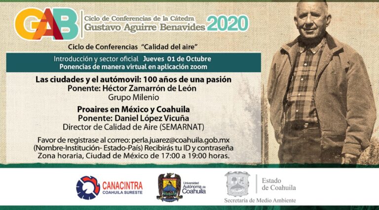 Inician conferencias de la cátedra ‘Gustavo Aguirre Benavides’