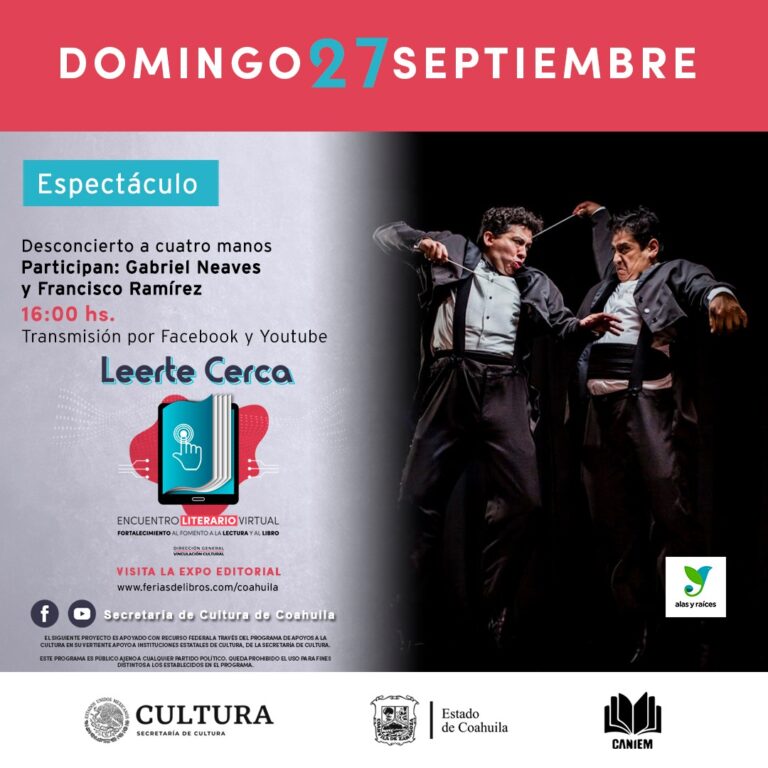 Continúa Cultura Coahuila encuentro literario ‘Leerte Cerca’