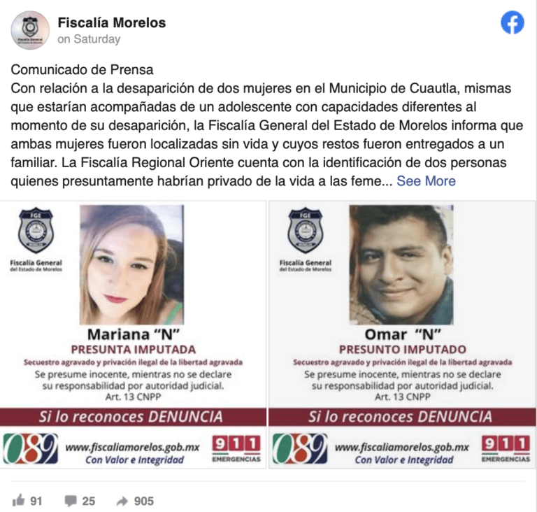 Ola de feminicidios golpea a  México