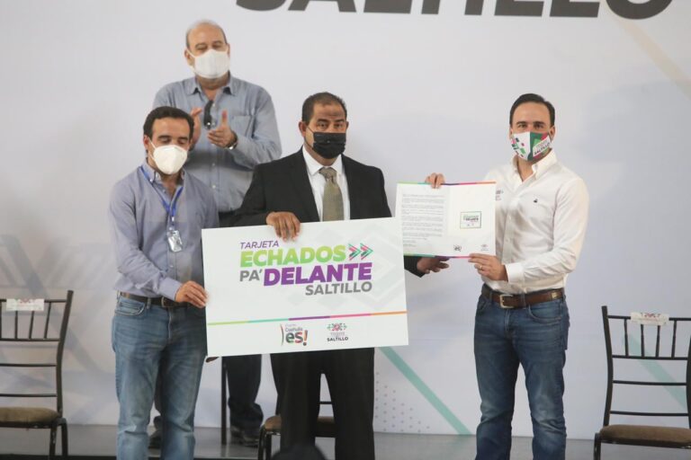 Se benefician 30 mil saltillenses con la tarjeta ‘Echados Pa´Delante’