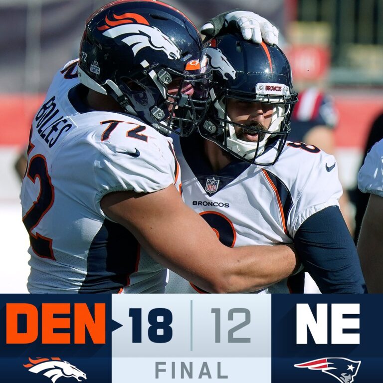 Broncos evitan remontada de Patriotas