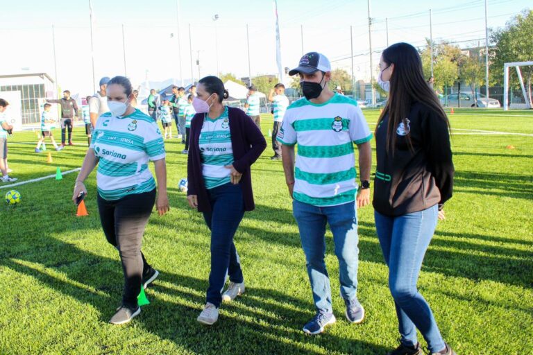 Inauguran Clínicas Guerreras de fútbol en el Multideportivo el Sarape