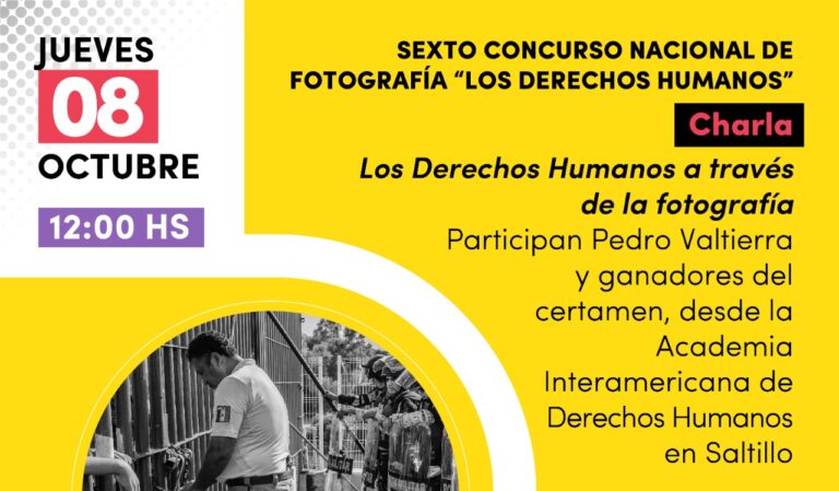 Invita Cultura Coahuila a charla ‘Los Derechos Humanos a través de la Fotografía’