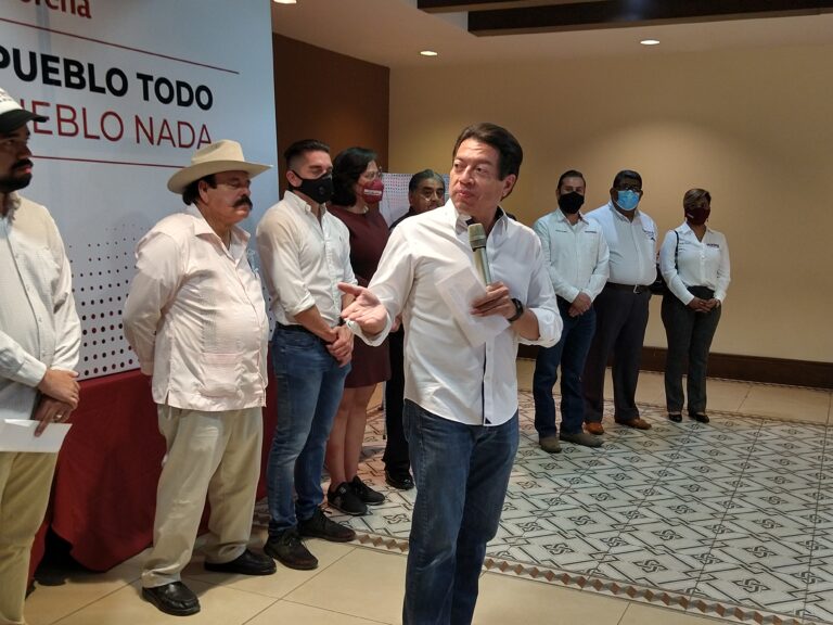 Busca Muñoz Ledo dar “golpe de estado” a MORENA, dice Mario Delgado en Saltillo