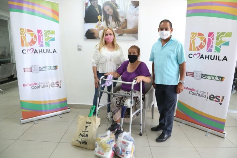 Lleva DIF Coahuila más de 46 mil apoyos otorgados a adultos mayores en situación extraordinaria: Marcela Gorgón