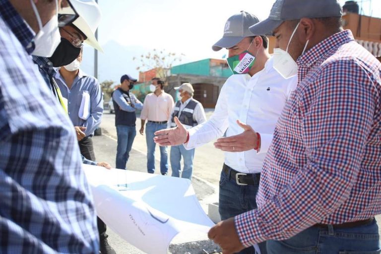 Avanza construcción de la línea verde en Saltillo