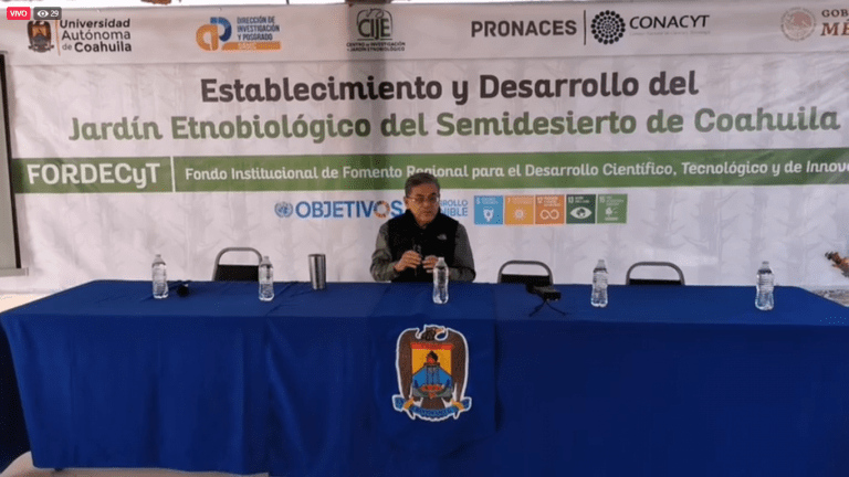 Ofrece rector charla «El Semidesierto, Perspectivas para el Desarrollo Local y Regional»