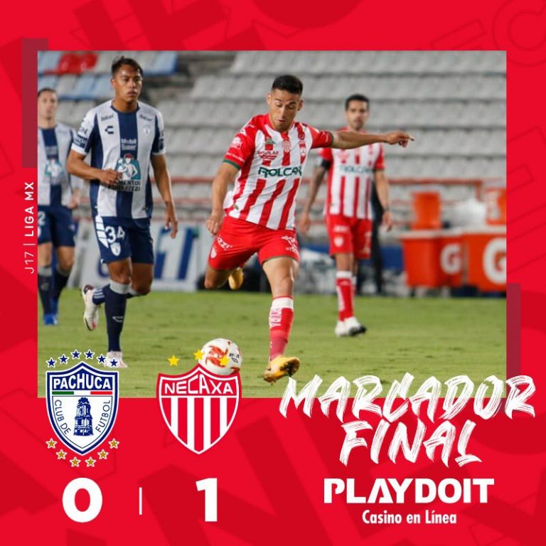 Necaxa vence sobre la hora a Pachuca