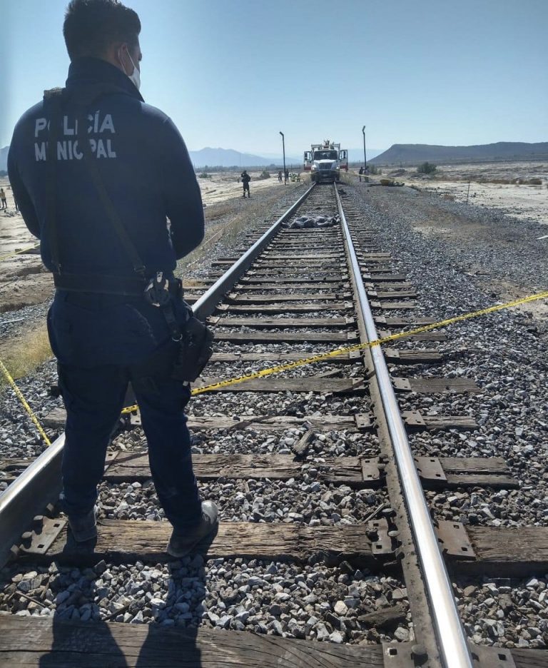  Hombre pierde la vida tras ser atropellado por el tren en ejido Paredón de Ramos Arizpe 