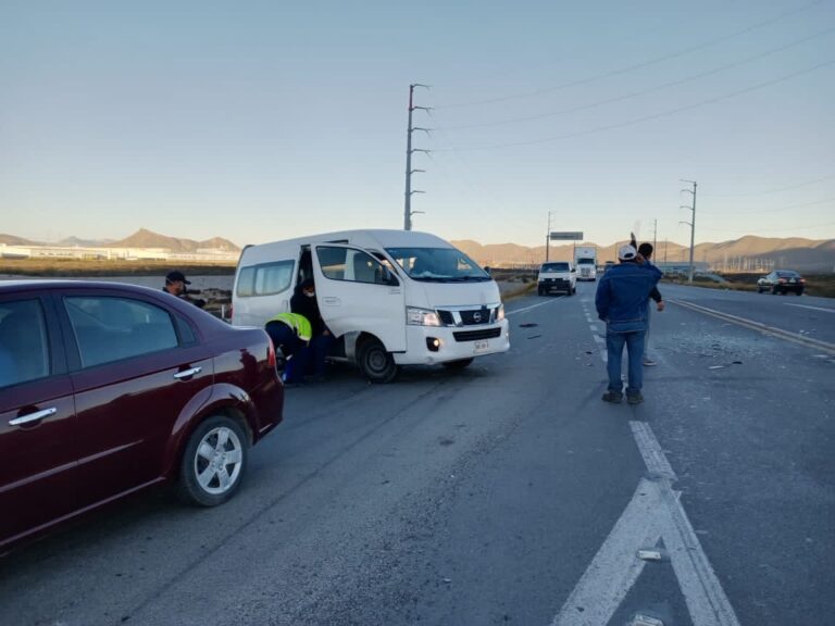 Accidente vehicular en Parque Industrial Santa María deja dos personas lesionadas 