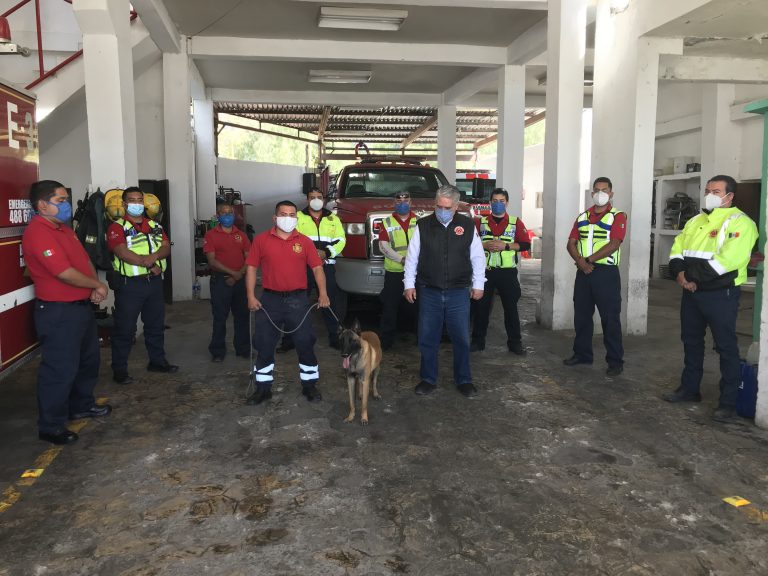 Estrena PC Ramos Arizpe binomio canino