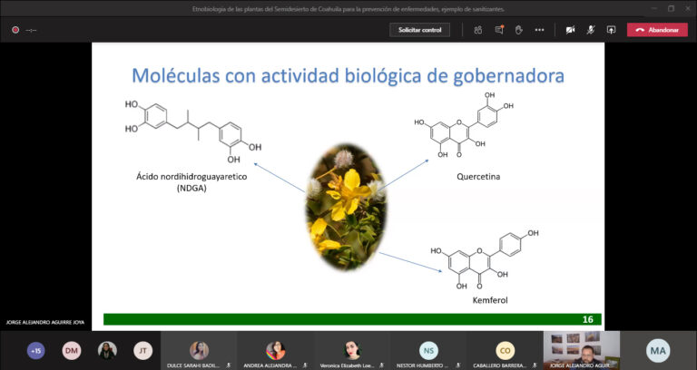 Imparten en la UA de C conferencia sobre el uso de las plantas del semidesierto de Coahuila  