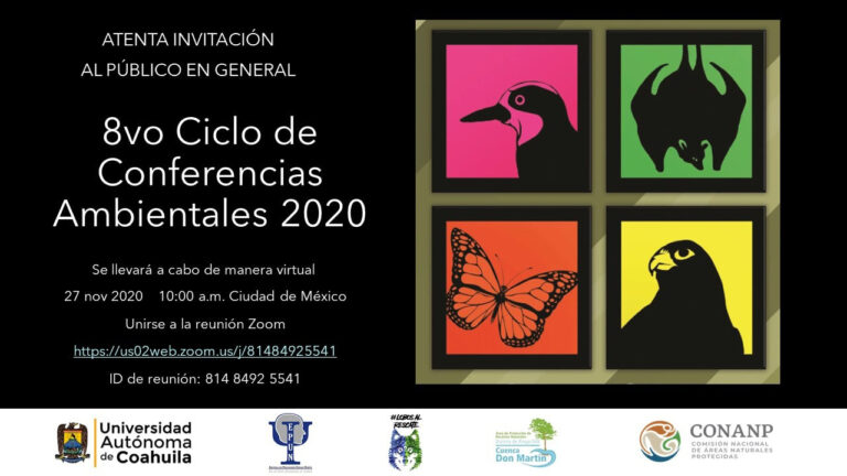 Invita UA de C al Octavo Ciclo de Conferencias Ambientales 2020 