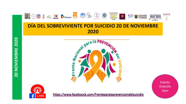 Participará Facultad de Psicología de la UA de C en actividades por el “Día del Sobreviviente por Suicidio” 