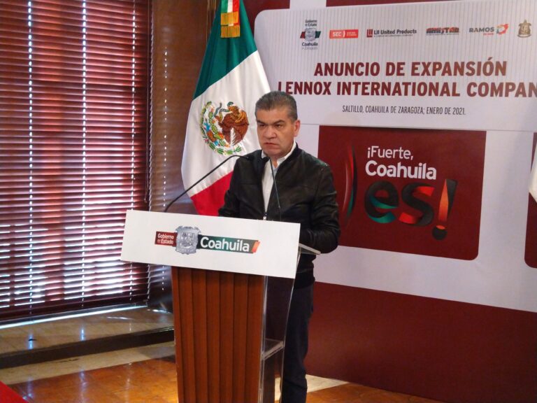 Busca Coahuila adquirir un millón de vacunas contra COVID-19; confirma Gobernador