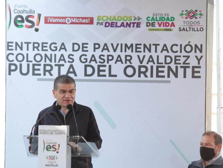 En 2021 hemos entregado obras de pavimentación por más de 140 mdp en todo Coahuila: Riquelme