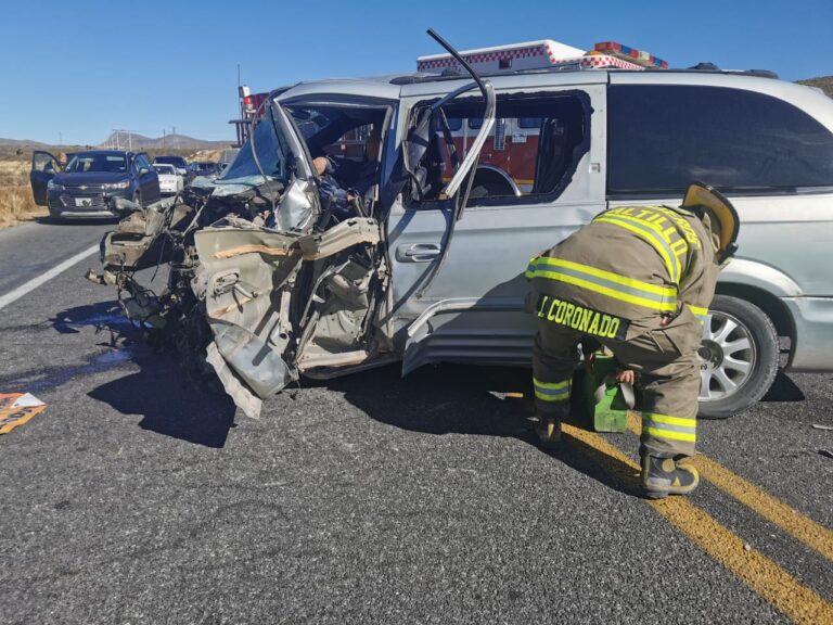 Iniciando el año, accidente en la Saltillo-Zacatecas deja una persona sin vida