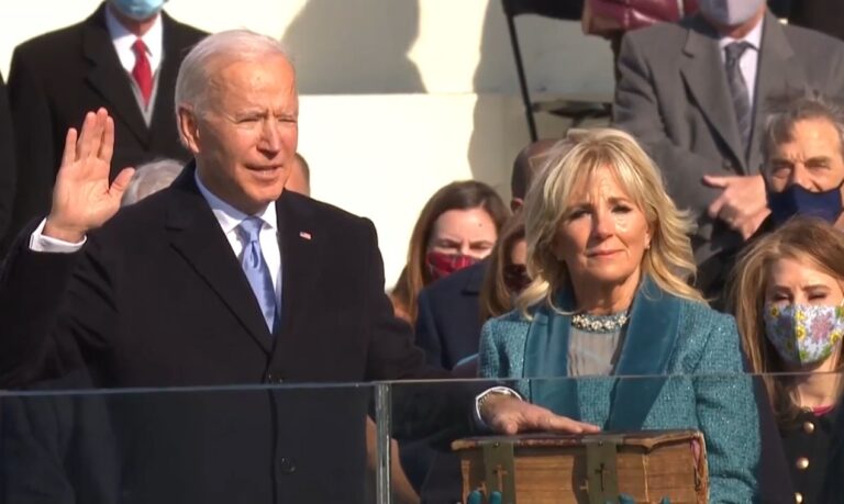 Joe Biden se convierte en el presidente número 46 de Estados Unidos
