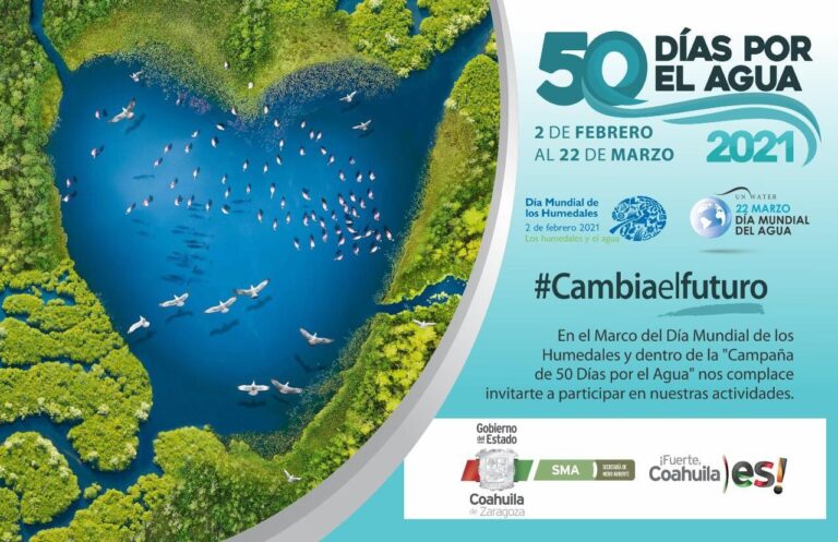 Medio Ambiente Coahuila invita a participar en ‘50 Días por el agua’