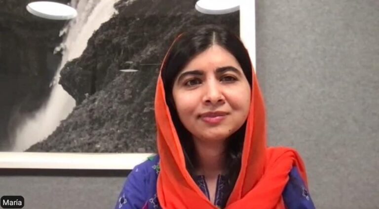 Malala Yousafzai llama a ser agentes del cambio en favor de la educación de mujeres y niñas