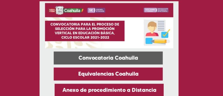 Convocan a docentes de Coahuila para promoción a categorías de dirección y supervisión