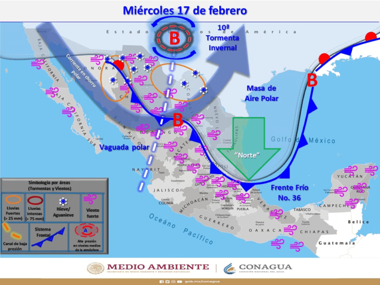 Décima tormenta invernal y la llegada de un nuevo frente frío afectarán a Coahuila