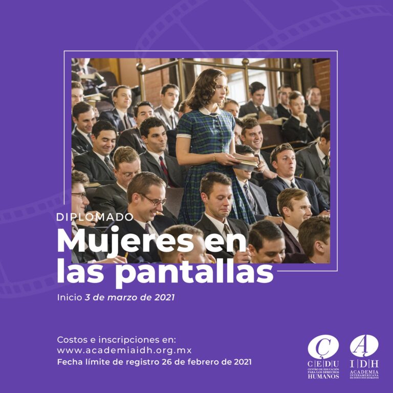 Invita AIDH al diplomado “Mujeres en las Pantallas” 