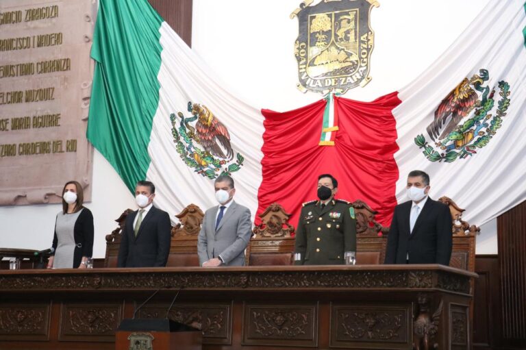 Congreso del Estado conmemora el Día del Ejército Mexicano 