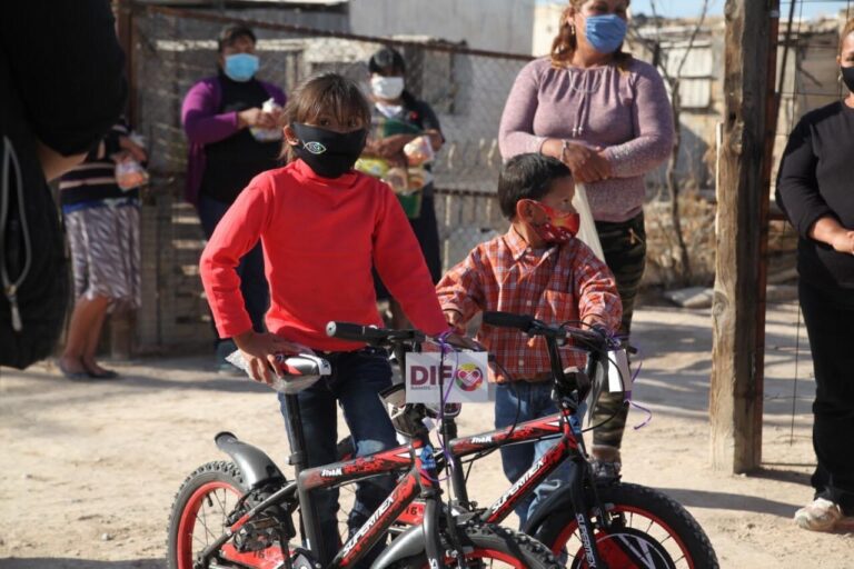 DIF Ramos Arizpe y Fundación Agata llevan el Bicicletón 2020 a familias del campo ramosarizpense    