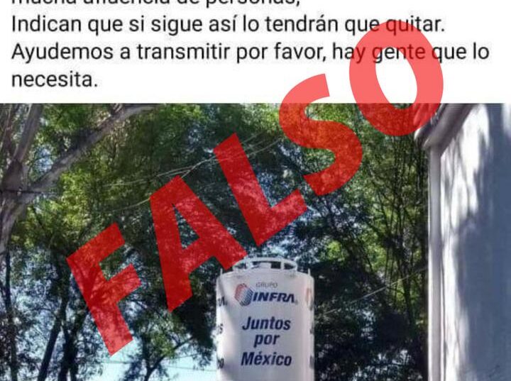 Falso que se estén llenando gratis tanques de oxígeno en la Ciudad Deportiva de Saltillo