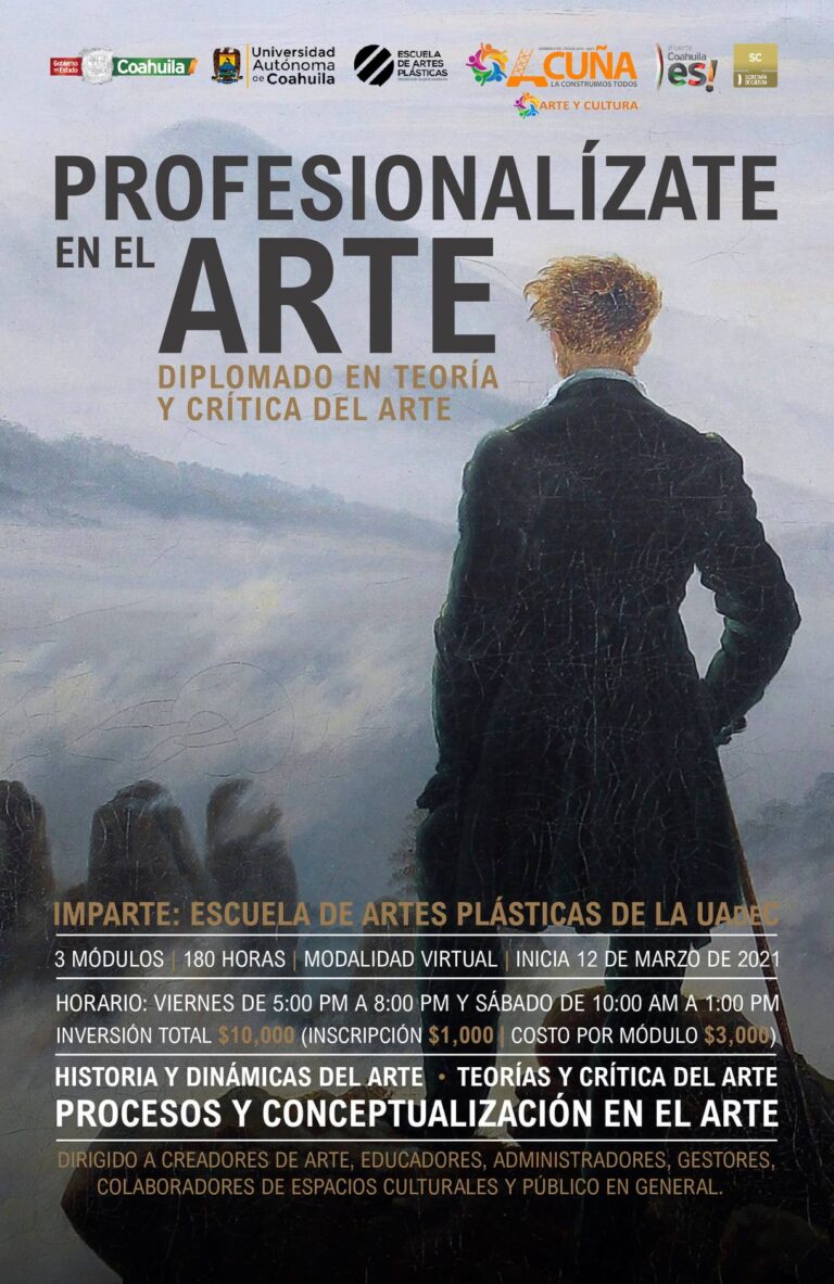 Invita UA de C a cursar el Diplomado en Teoría y Crítica del Arte 