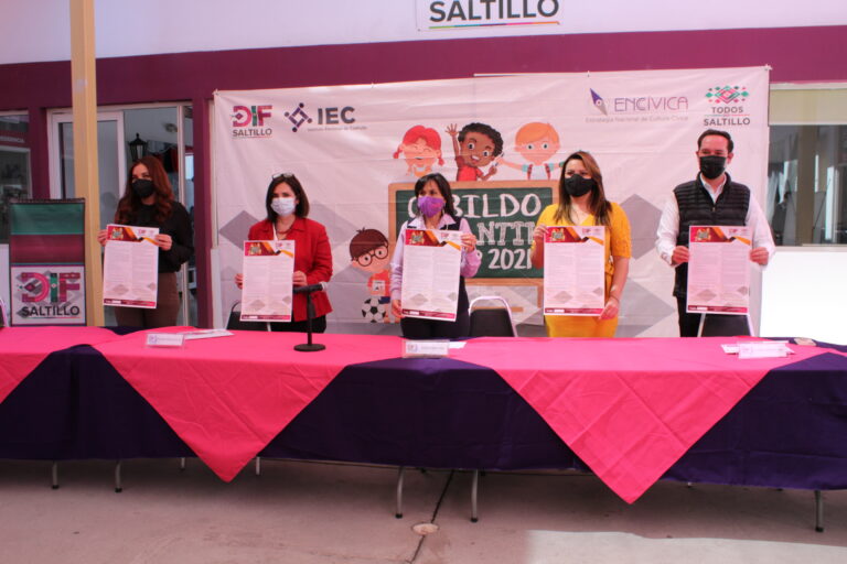 Invitan a niños y niñas de Saltillo a participar en “Cabildo Infantil 2021”