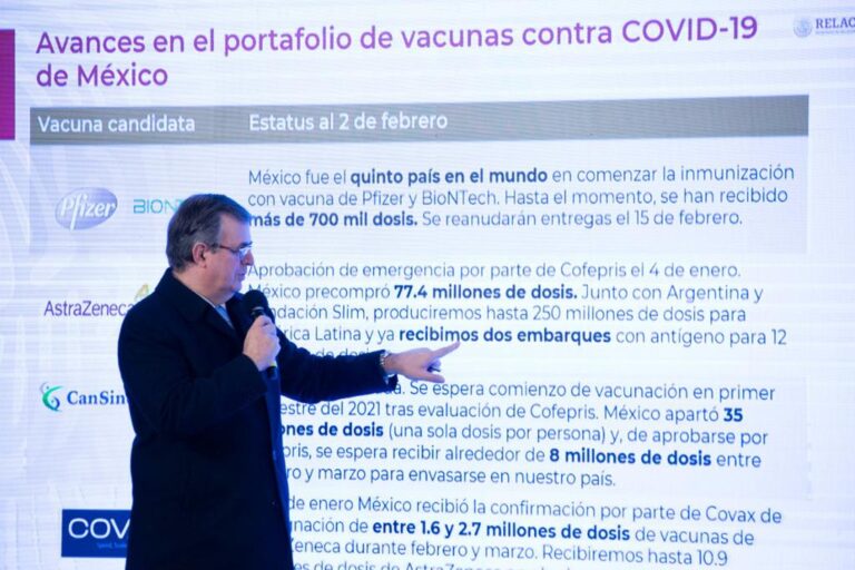 Llega a México segundo embarque de principio activo para vacunas COVID-19 de AstraZeneca