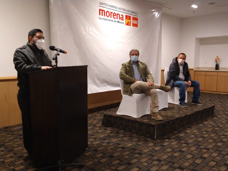 Presentan MORENA, PT y UDC coalición “Juntos haremos historia en Coahuila”
