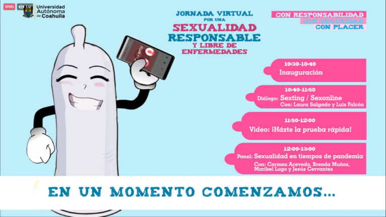 Realiza UA de C Jornada Virtual por una Sexualidad Responsable 