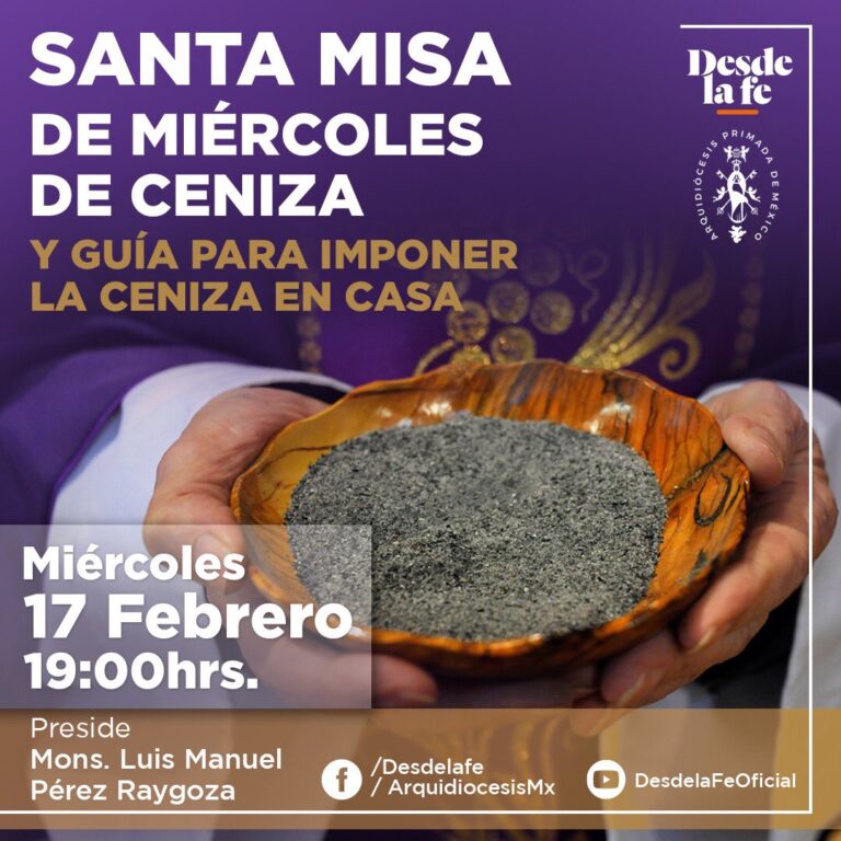 Se entregará ceniza para llevar este Miércoles de Ceniza   