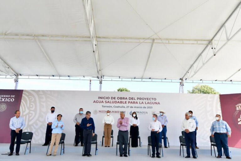 AMLO y MARS van por agua saludable para La Laguna