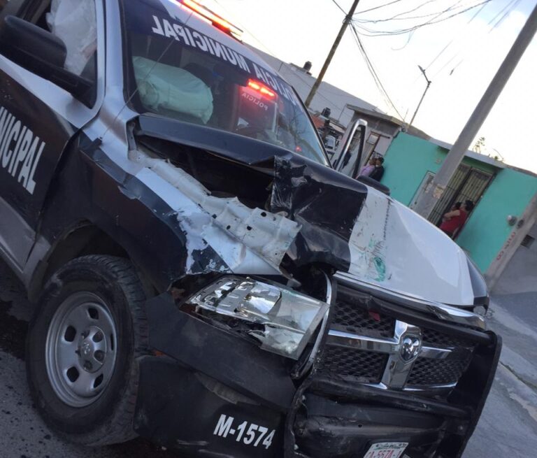 Roba y destroza patrulla de Policía Preventiva Municipal de Saltillo