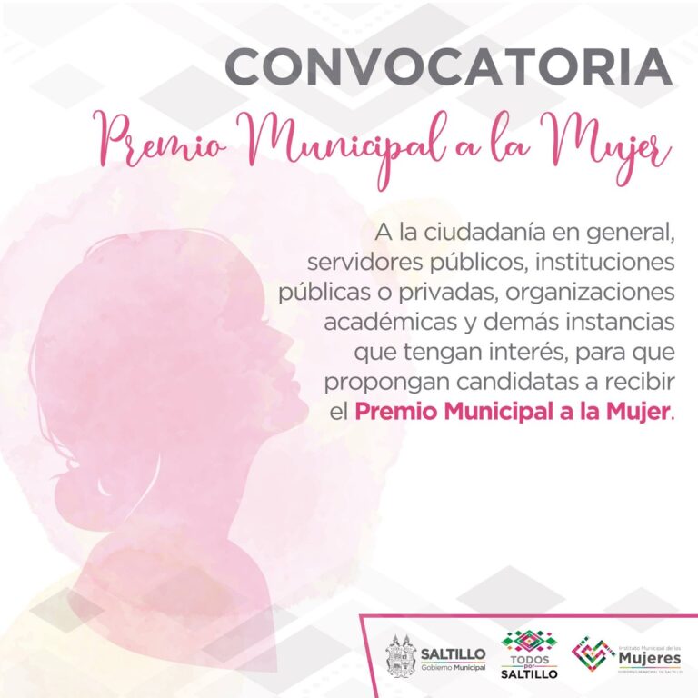 Da a conocer Cabildo ganadora del premio municipal de la mujer