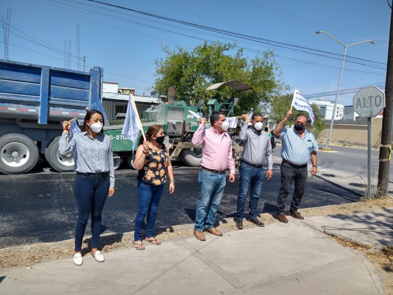 Realiza Municipio de Ramos Arizpe obras de recarpeteo en la colonia Haciendas II