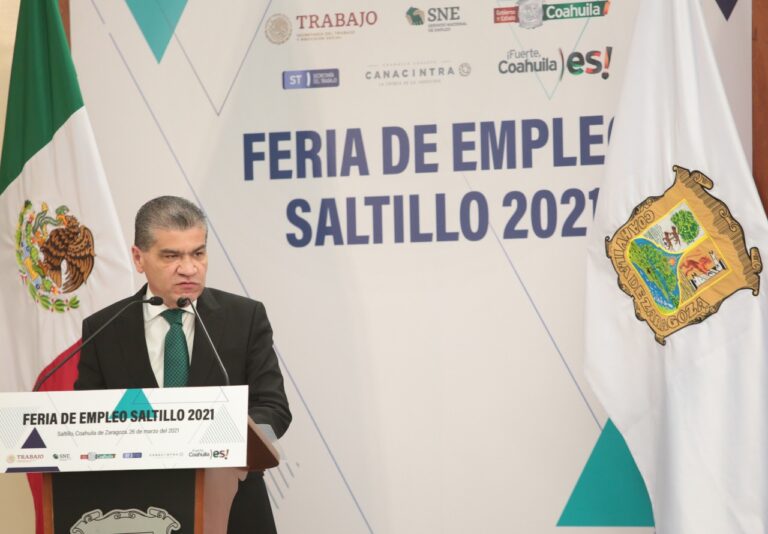 Con unidad, Coahuila avanza en la reactivación económica: Riquelme