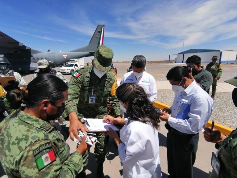 Llegan a Coahuila 35 mil 550 vacunas Covid para adultos mayores