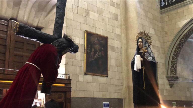 Conmemoran las Tres Caídas de Jesús