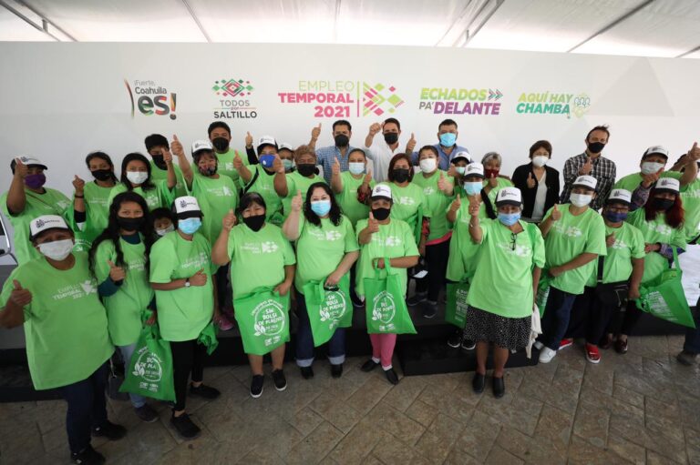 Inicia programa de empleo temporal en Saltillo