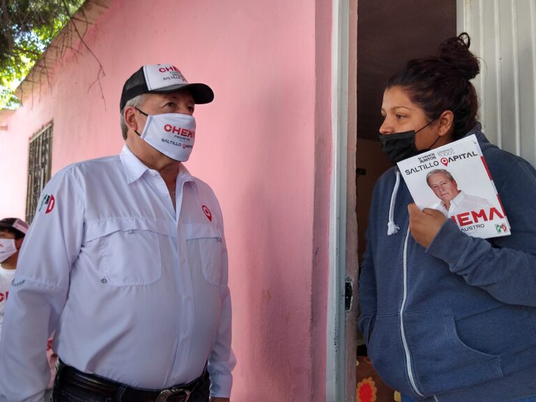 Ofrece Chema Fraustro llevar seguridad a cada rincón de Saltillo