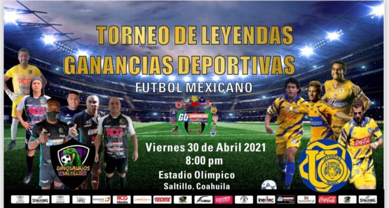 Torneo de leyendas del fútbol mexicano comienza el viernes en Saltillo