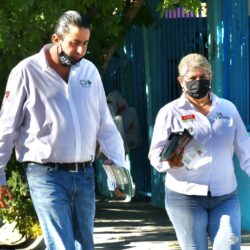 Chema y Gladys llevan juntos propuestas a vecinos1