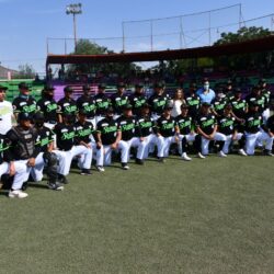 Liga de béisbol del Norte de Coahuila arranca entre Ferrocarrileros vs Saraperos 7