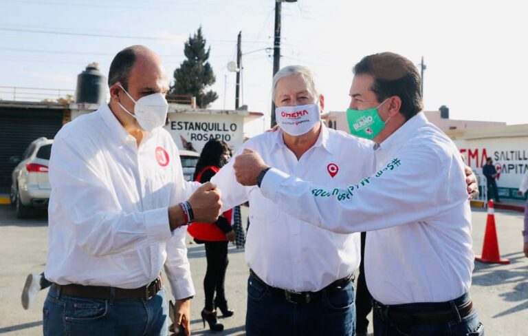 Chema, Jericó y Jaime, juntos por Saltillo